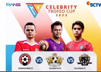 Stand Up Indo FC, Selebritis FC, dan Colossus FC Beradu Tanding Dalam Laga Celebrity Trofeo Cup 2023
