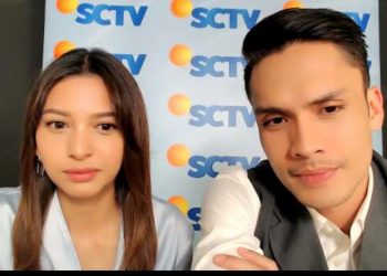 Randy Pangalila dan Alisia Rininta saat konferensi pers secara virtual.
