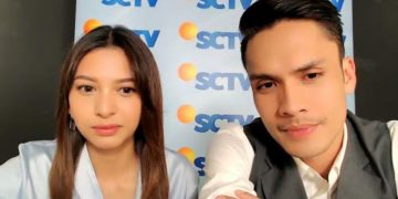 Randy Pangalila dan Alisia Rininta saat konferensi pers secara virtual.