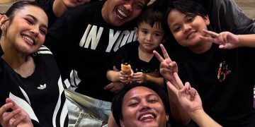 Full Team, Sule Bahagia Tahun Baruan Bersama Kelima Anaknya, Natalie Holscher Titip Adzam Terima Job di Medan