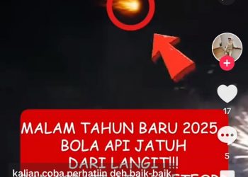 Warga Jogja Digegerkan Bola Api Jatuh Dari Langit Disebut Banaspati Saat Malam Tahun Baru