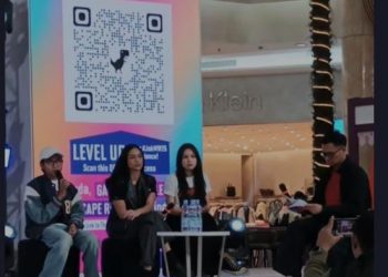 Pemain dan sutradara film Jalan Pulang di acara Jakarta Marketing Week (JakMW) 2025 di Grand Atrium Kota Kasablanka (Kokas),