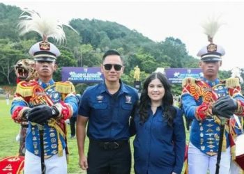 Tetap Aktif di Masa Kehamilan, Annisa Pohan Temani AHY Jalani Agenda di Magelang