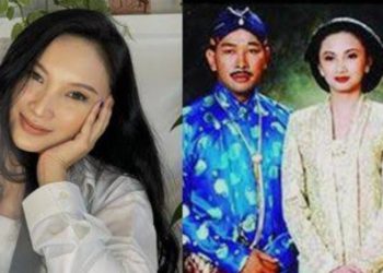 Anggun dan Penuh Wibawa, Tata Cahyani Curi Perhatian di Momen Pernikahan Darma Mangkuluhur