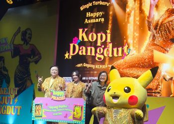 Happy Asmara dan Pikachu Kolaborasi di MV “Kopi Dangdut ver. Goyang HEPIKA”